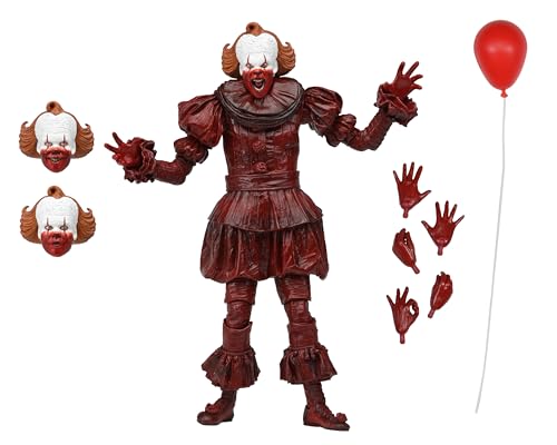 NECA Official – IT: Welcome to Derry – Ultimative Blood Pennywise Actionfigur, 17,8 cm