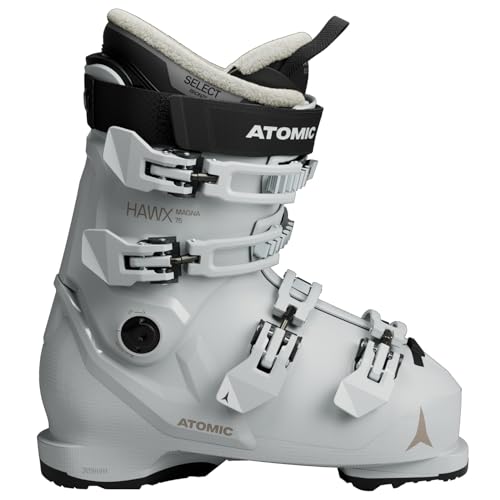 ATOMIC HAWX Magna 75 W Skischuhe in Ice/Black - Größe 40.5/41 - Breite Ski-Boots mit 102 mm Passform & 75er-Flex - Hochwertige Ski-Schuhe mit Prolite-Konstruktion