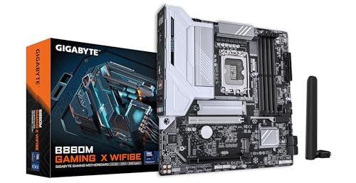 GIGABYTE B860M Gaming X WIFI6E Mainboard - Intel Core Ultra CPUs, 8+1+2+2 Phasen VRM, bis zu 9200MHz DDR5, 1xPCIe 5.0 + 1xPCIe 4.0 M.2, 2,5 GbE LAN, WiFi 6E, USB 4