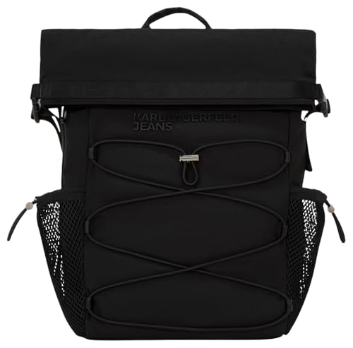 Karl Lagerfeld Jeans Herren Utility String Backpack Black One size