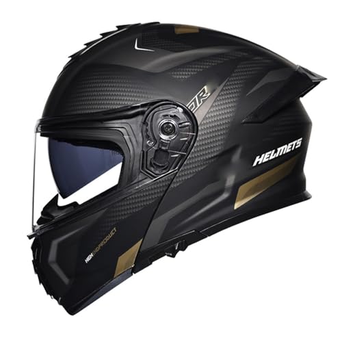Klapphelm Flip up Motorradhelm Integralhelm Vollvisierhelm Herren Damen mit verstärktem Kinnschutz Chopper Moped Mofa Roller Modular Helm Motorrad mit ECE DOT Zertifizierungl 7,XXXL