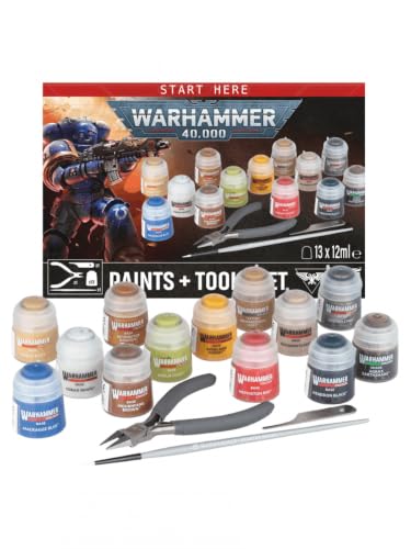 Warhammer 40,000 - Paints + Tools Set