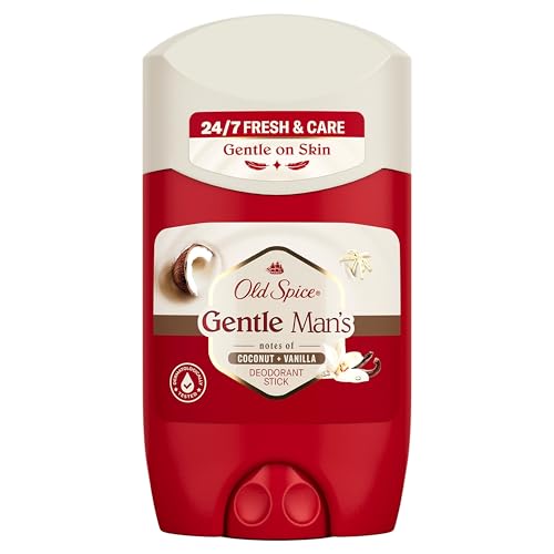 Old Spice Gentle Man's Coconut + Vanilla Deostick Für Männer 50ml, 24/7 Frisch & Pflegend*, Sanft Zur Haut, *Frisch Bei Täglicher Anwendung