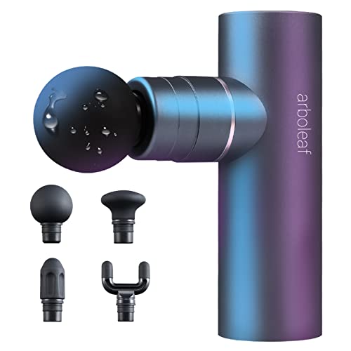 arboleaf Mini Massagepistole Massagegerät Massage gun 4 Silikon-Aufsätze
