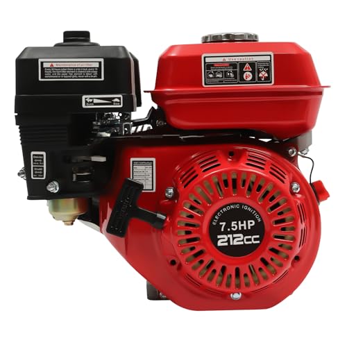 7.5Hp 4-Takt 208Cc Generator Antriebsmotor Benzin Stromerzeuger Kartmotor 5100W Benzin Motor Kart mit Welle Benzinmotor