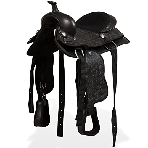 Teenpull Western-Sattel Echtleder 12