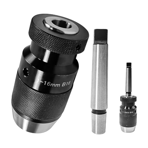 B16 Schnellspannbohrfutter 1-16 Mm Mit Mk2 Kegeldorn PräZisionsbohrfutter, Selbstspannendes Bohrfutter, Für Drehmaschine Bohrmaschine