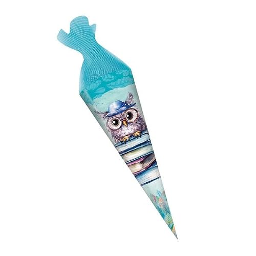 TRÖTSCH- Schultüte 22cm Eule: Schultüte Einschulungstüte Zuckertüte Geschwistertüte