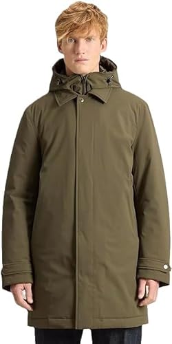 WOOLRICH 2-in-1-Mantel aus Stretch-Nylon, Dunkelgrün, L