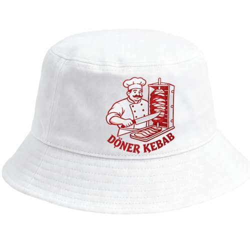 Döner Kebab Fischerhut Lustige Anglerhut Mallorca Party Outfit Festival Hut