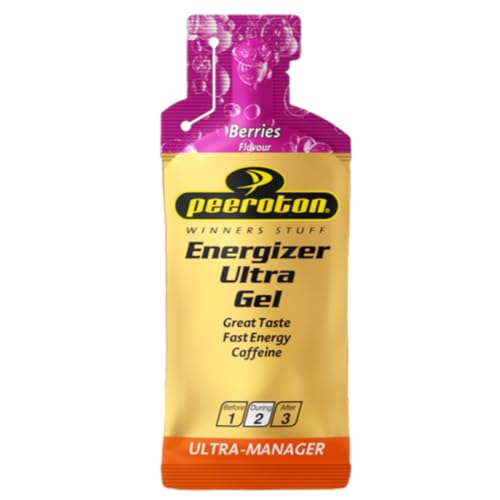 Peeroton Energizer Ultra Gel Berries- Isotonic Energy Gel für maximale Ausdauer mit 26.5 g Kohlenhydraten