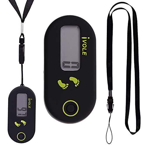 Schrittzähler zum Gehen,Genaue Elektronische Schrittzähler,Genauer Schrittzähler Mit Clip,Gehen Laufen Schrittzähler,Tragbarer Mini-Schrittzähler,für Gehen Laufen Wandern Sport Training Zubehör