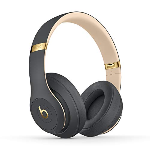 Beats Studio3 Over-Ear Bluetooth Kopfhörer mit Noise-Cancelling – Apple W1 Chip, Bluetooth der Klasse 1, aktives Noise-Cancelling, 22 Stunden Wiedergabe – Asphaltgrau