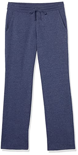 Amazon Essentials Damen Jogginghose Mit Geradem Bein Und Kordelzug Für Damen, Fleece – (In Übergröße Erhältlich), Marineblau Heidekraut, XXL