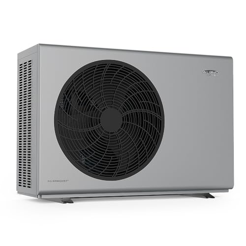 ALSAVO Monoblock Luft Wärmepumpe INVERBOOST HEAT R32 10 kW, Einphasig mit Einzelventilator, A+++ Energieeffizienz für Warmwasser und Heizung