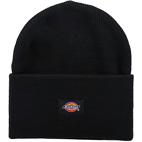 Dickies, Unisex, Umgeschlagene Acryl-Beanie-Mütze, Schwarz, OS