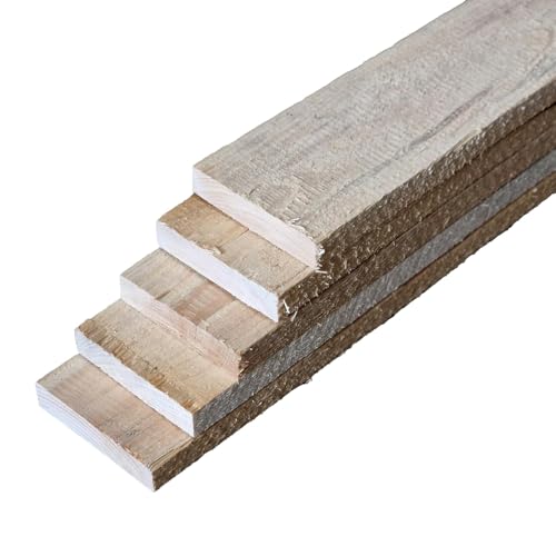 MyTimber® Holzlbretter als Bauholz Dachlatten | Holz zum selber bauen | 12 x 2,3cm| 1,6m lang | Auf dem Bau als Schalungsbrett | Konstruktionsholz für dein DIY-Projekt (5 Stück)