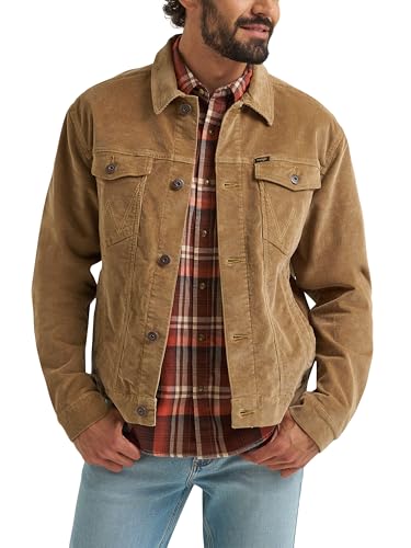 Wrangler Herren Cord-Truckerjacke, XL