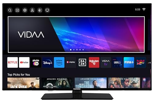 TELEFUNKEN, 43 Zoll (109 cm), Smart TV VIDAA, 4K UHD, HDR, Dolby Vision, Triple-Tuner, LED, Schwarz, Modelljahr 2025