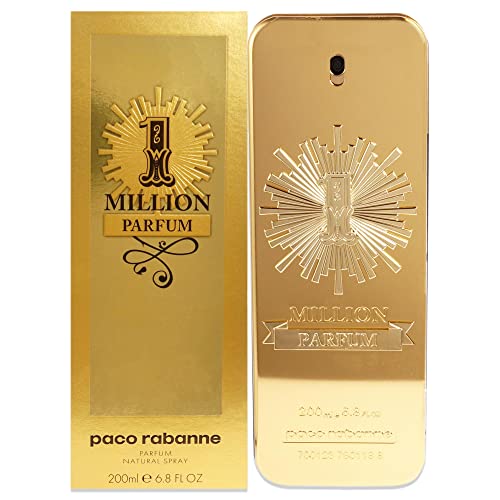 Paco Rabanne Unisex Men Vaporizador , 1 MILLION M NNER PARFUM EAU DE PARFUM 200ML VAPORIZER, Negro, Einheitsgröße EU