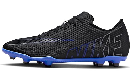 Nike Herren Vapor 15 Club Fg/Mg Fussballschuh, Black/Chrome-Hyper R, 46 EU