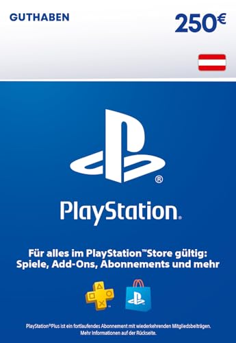 250€ PlayStation Store Guthaben | PSN Österreichisches Konto [Code per Email]