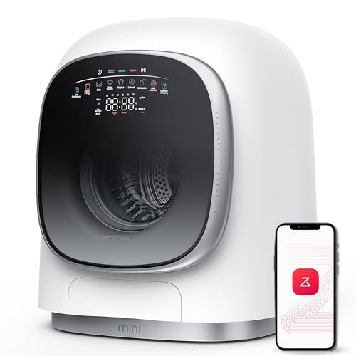 roborock Zeo Mini Waschtrockner / 1 kg Waschen & 0,5 kg Trocknen/Zeo-cycle Niedertemperatur-Trocknung/LintClear Selbstreinigungssystem/Intelligente Dosierung / 20+ Wasch- & Trockenprogramme