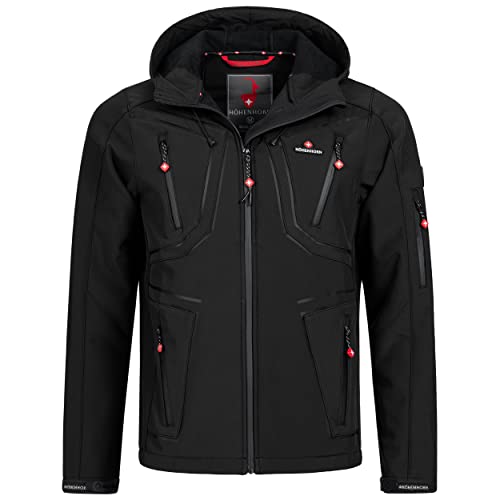 Höhenhorn 21F23 Schilthorn Herren Softshell Jacke Schwarz Gr. L