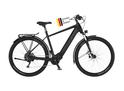 FISCHER E-Bike ATB TERRA 8.0i, Elektrofahrrad für Damen und Herren, RH 55 cm, Mittelmotor 90 Nm, 36 V Akku