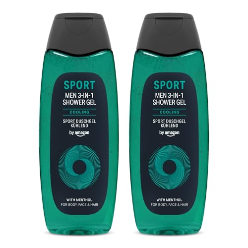 by Amazon Sport 3in1 Duschgel, für Herren, 2 x 500 ml