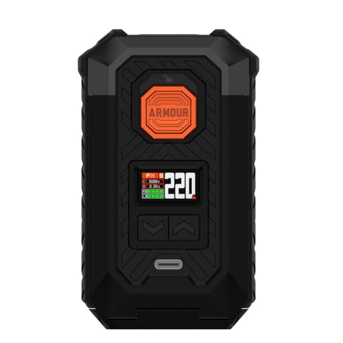 Vaporesso Armour Max Mod | 220w Box Mod Works with Itank T Atomizer/Z Sub Ohm Tank/ 510 Thread Atomiseur Vaporisateur e-Cigarette(Mod Only, No Battery, no nicotine no liquid) (Black)