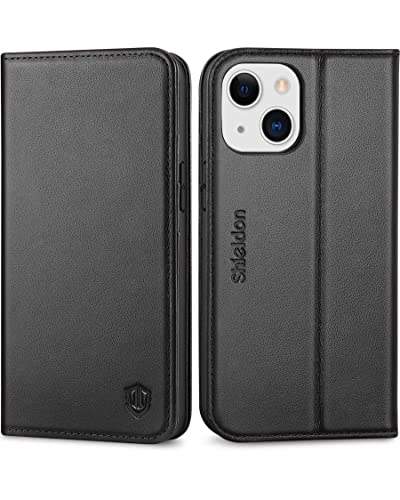 SHIELDON Echtleder Hülle für iPhone 13 Mini 5,4