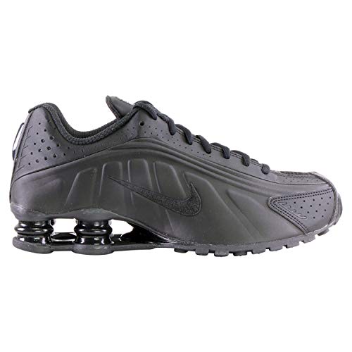 Nike Nike Shox R4, Herren Leichtathletikschuhe, Schwarz (Black/Black/Black/White 44), 43 EU
