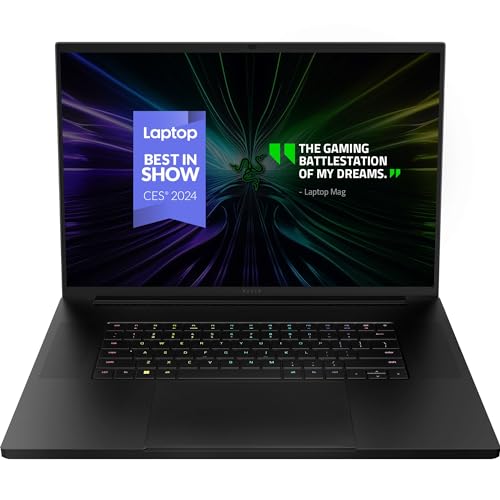 Razer Blade 18 (2024) - 18 Zoll Gaming Laptop - NVIDIA Geforce RTX 4090 - Intel i9-14900HX - 18
