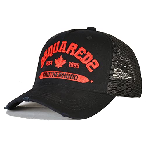 Wantism Dsquared2 Baseball Cap Verstellbare Snapback Mesh Mütze für Sommer Mehrfarbig, mehrfarbig