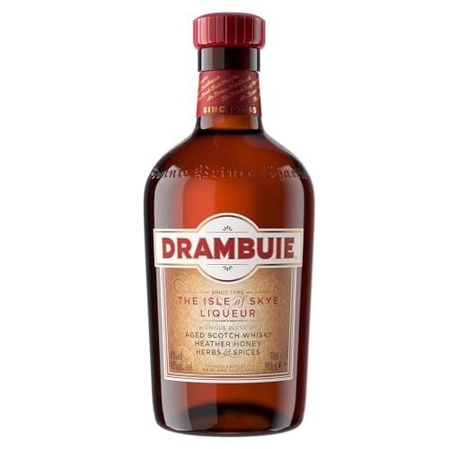 DRAMBUIE – Scotch Whisky Likör – Mit Heidehonig, Kräutern & Gewürzen – Süß, würzig & komplex – 40% vol. – 0,7 l