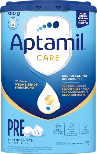 Aptamil Care Pre – Auch für Kaiserschnitt geborene Babys – 1 x 800 g