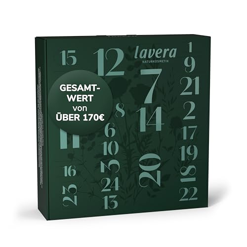 lavera Adventskalender mit Naturkosmetik für Frauen, Beauty Kalender