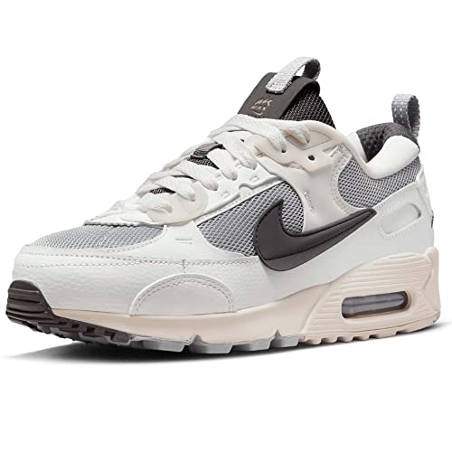 Nike Damen Air Max 90 Futura Running Trainers DZ4708 Sneakers Schuhe (UK 5.5 US 8 EU 39, Wolf Grey medium ash 001)