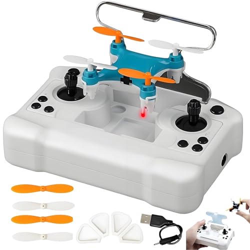 All-Ages Mini Drone with Easy Stunt Flights & 360° Tricks, All-Ages Mini Drohne für Kinder, RC Drone mit Höhenhalt, Quadrocopter für Kinder und Anfänger (#B)