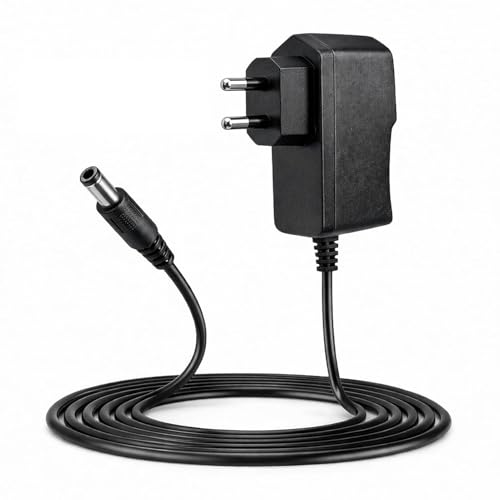 12V 1A Netzteil mit 1.2m Kabel, DC 5.5mm Steckernetzteil, Kompatibel mit Yamaha PA-130 PA-3C PA-5B Serie, Ersatz AC Adapter für PSR, YPT, DGX, YPG Keyboards mit Schutzsystem