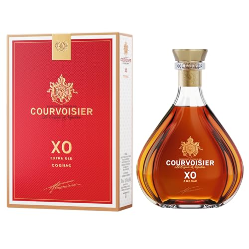 Courvoisier XO – ausgezeichneter Premium Cognac aus Maison Courvoisier, Aromen von Crème-Brûlée & kandierter Orange, 40% Vol., 700 ml