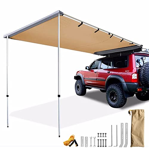 Ausziehbare Auto Markise, Wasserdichte Auto Zelt Overland Camping, 420D Oxford-Stoff, Wetterfestes UV50+ Vorzelt Wohnwagen mit Tragetasche für Auto SUV Wohnwagen Camping Outdoor ( Size : 160x250cm/5.2