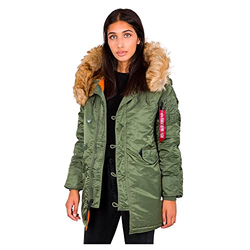 Alpha Industries N3B VF 59 Wmn Winterjacke für Damen Sage-Green
