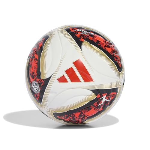 adidas Unisex Bundesliga 26/27 Torfabrik Mini Recreation Ball, White/Black/solar red, 1