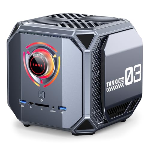 ACEMAGIC M1A Pro Mini Gaming PC, I-ntel i9-13900HK (14C/20T, bis zu 5,0 GHz), RTX4060M Graphics Mini PC, 32 GB DDR5 1TB SSD NVME, Minicomputer mit WiFi6 | Dual LAN 2.5G | 8K UHD | Type-C