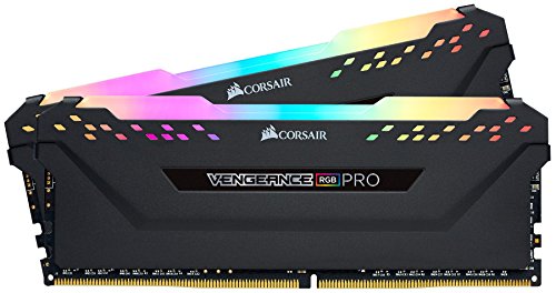 Corsair Vengeance RGB PRO 32GB (2 x 16GB) DDR4 3600MHz C18, High Performance Desktop Arbeitsspeicher Kit (AMD Optimised) Schwarz