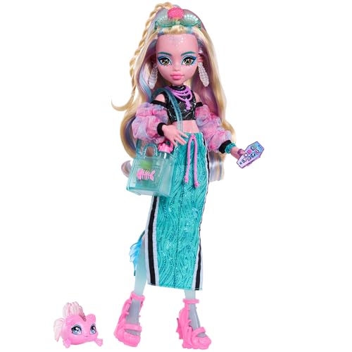 Monster High Lagoona Blue Puppe mit Piranha-Haustier