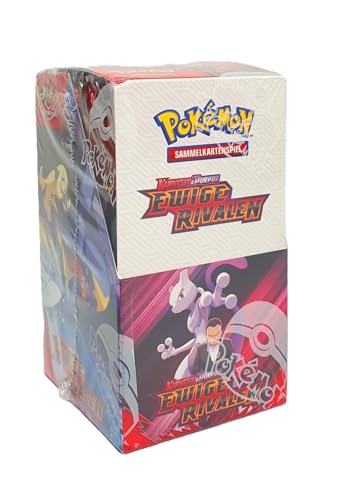 Pokemon Karmesin & Purpur Ewige Rivalen 18 Booster Display Box NEU & OVP 18er und BB-Toy-Trades Toploader
