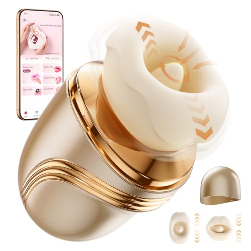 5-in-1 Vibration für Frauen mit APP, 10 Zungenlecken 10 Vibrationsmodi 3 Saugmodi Sex Toys für Klitoris, 42°C Heizfunktion Sex Spielzeug für die Frau, Vibratorensets für Frauen, Sexspielzeug Vibrator